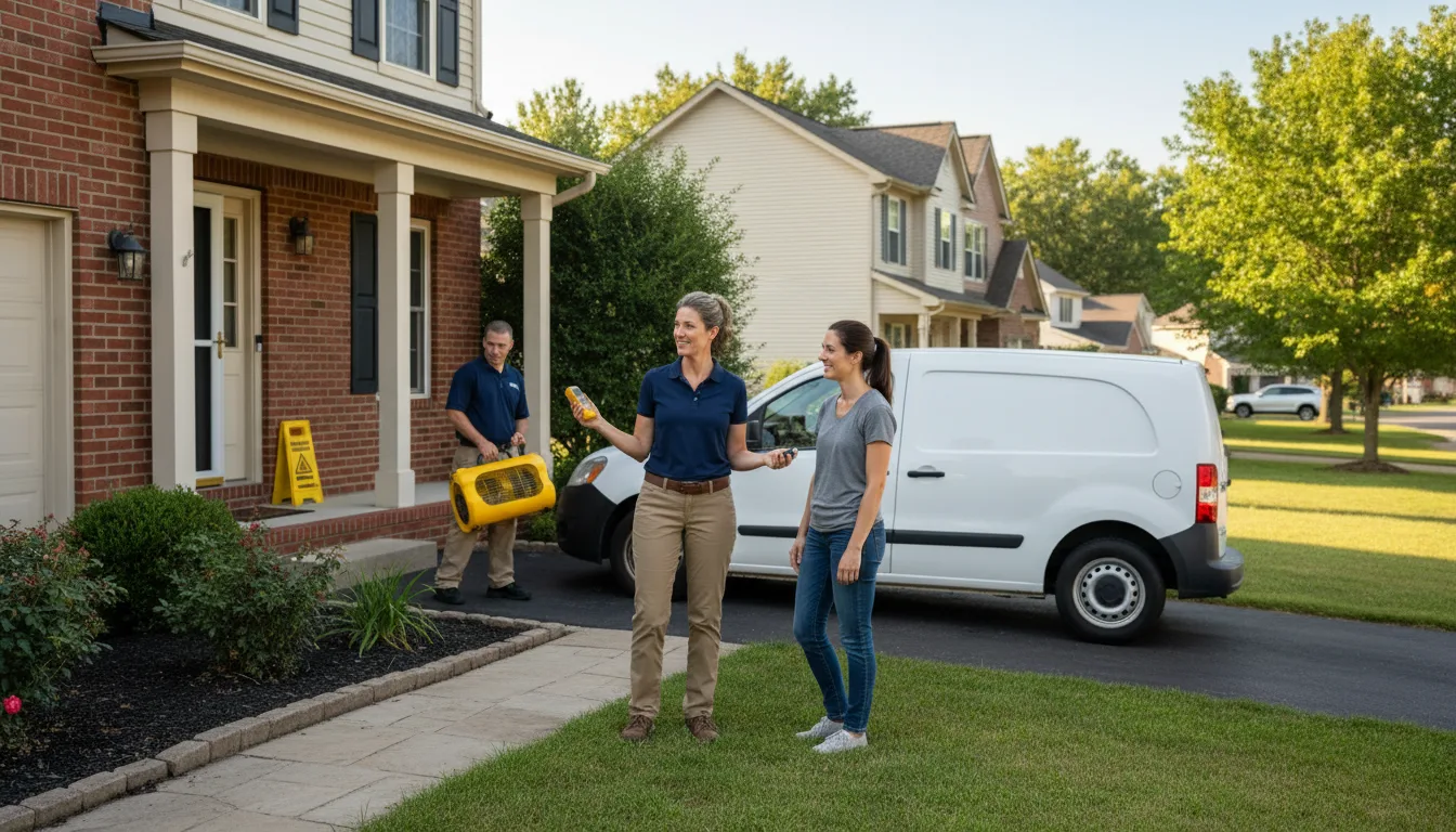 Water restoration image for Fire And Smoke Damage Restoration in Whitesboro, TX